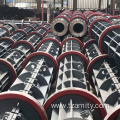 Electric concrete pole molds